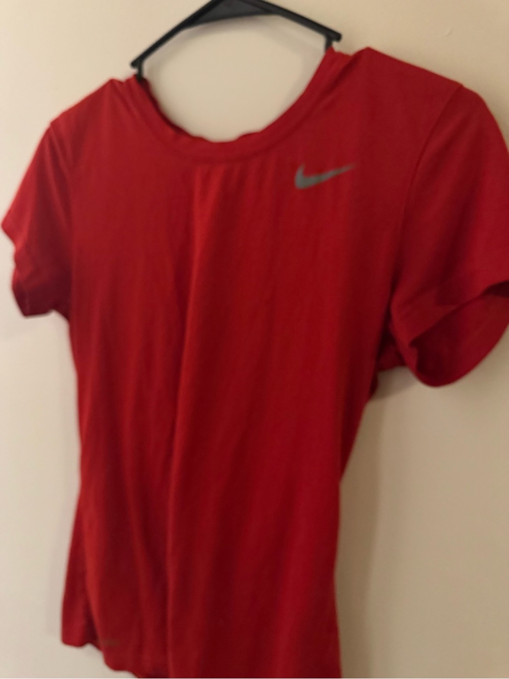 Nike Red Short Sleeve Dri-FIT Tee